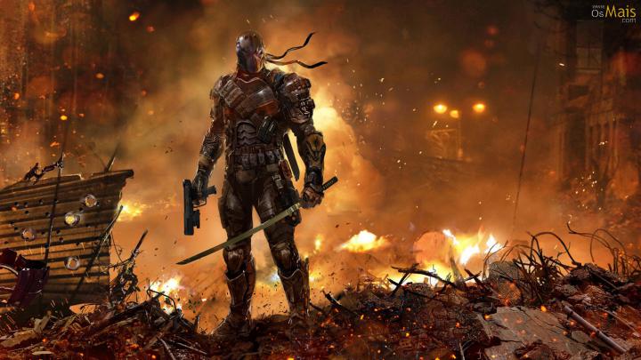 OsMais.com - Papel de Parede Deathstroke - papel de parede,wallpaper 