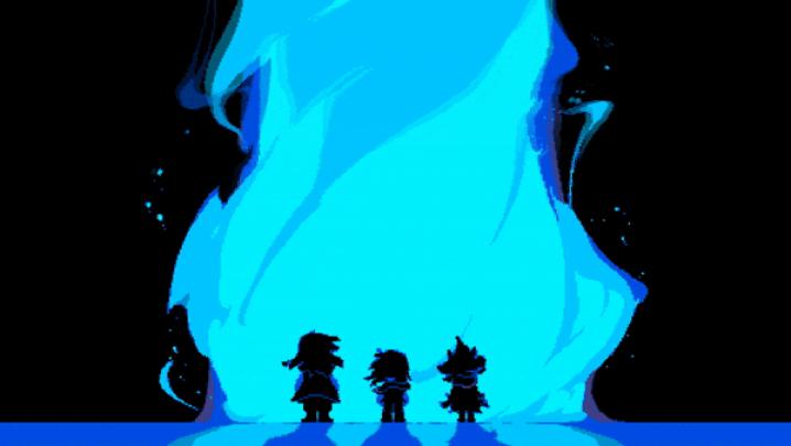 Recreated animated wallpaper (1920x1080) from DELTARUNE menu for 