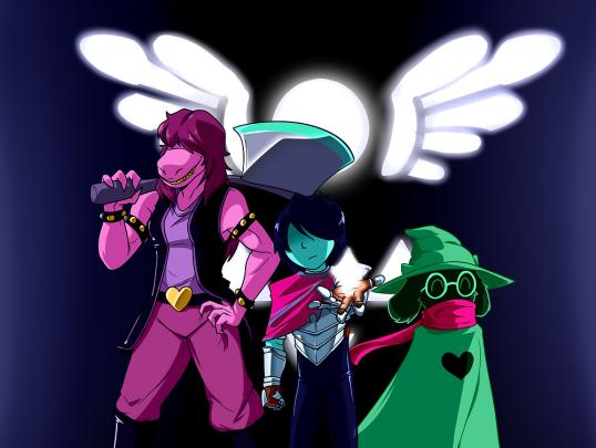 Fun Gang Deltarune Wallpaper