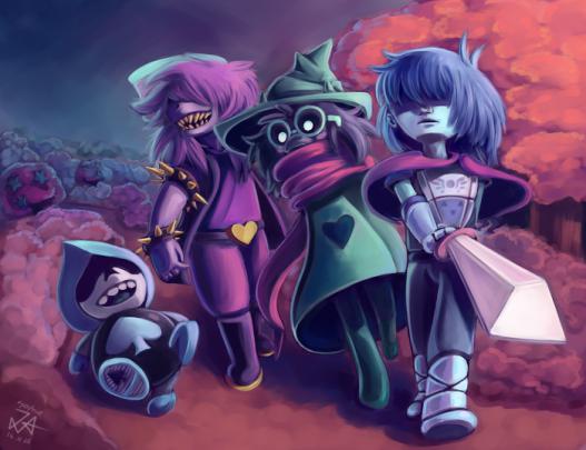 #3001568 2030x1382 Deltarune, Kris (deltarune), Lancer (deltarune 