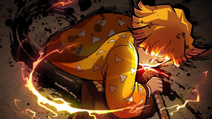 Demon Slayer Zenitsu [1920x1080] : wallpaper