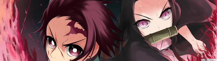 Dual Monitor Wallpaper 4K Demon Slayer : Demon Slayer Dual Monitor HD 