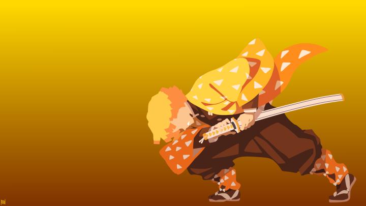 Demon Slayer Minimalist Wallpaper 1920x1080 - duniainformasi.net