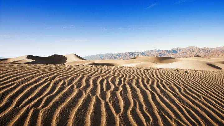 Download 1920x1080 wallpaper blue sky, desert, dunes, sand, full hd 
