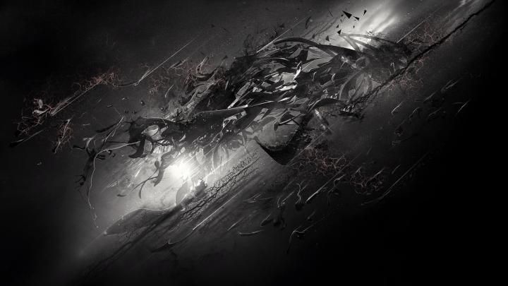 Dark Abstract Background \u00b7\u2460 