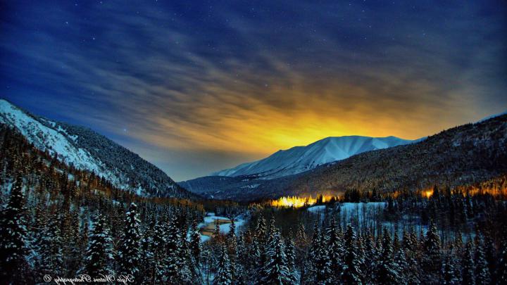 1920x1080 Alaska Winter Nights Laptop Full HD 1080P HD 4k Wallpapers 