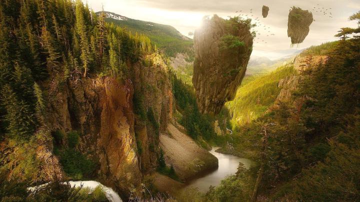 \u221a Landscape Digital Art Wallpaper 1920x1080 - Popular Century
