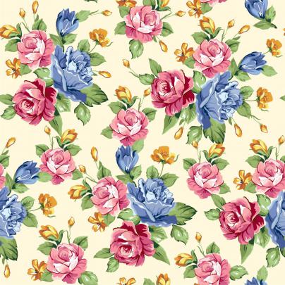 [48+] Flower Print Wallpaper Roses 