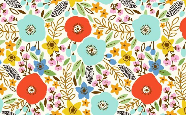 Dicot | Modern floral wallpaper, Floral wallpaper, Modern floral