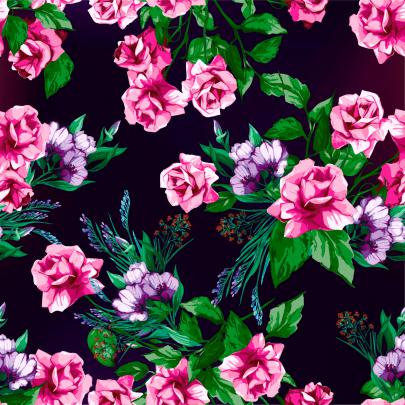 Free download floral pattern rose print texture background flowers 