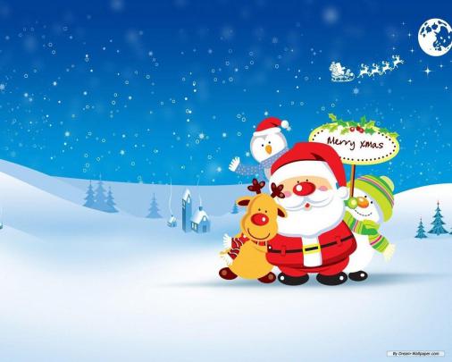 1280x1024 Christmas Free Desktop Wallpaper -