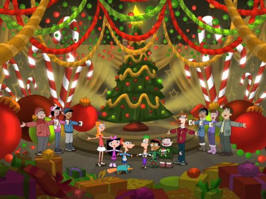 Phineas and Ferb Christmas Wallpaper : High Definition, High Resolution 