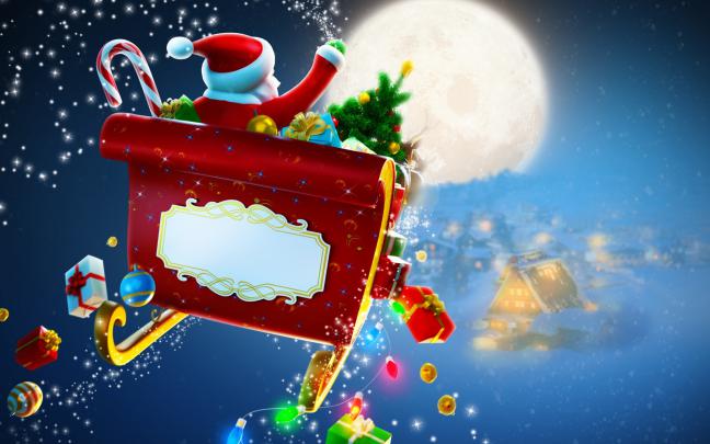 Christmas Scenery Backgrounds \u00b7\u2460 