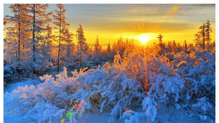 Winter Sunrise Nature Wallpapers - Top Free Winter Sunrise Nature 
