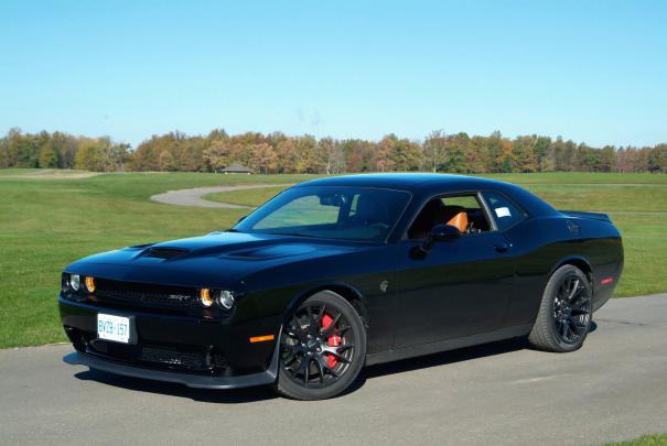 Dodge Challenger Black Hellcat Wallpaper -