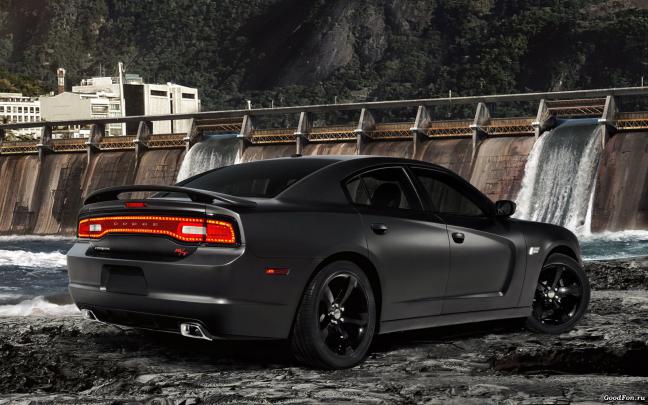 Black Dodge Charger Wallpaper -