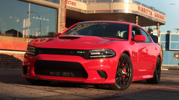 Front view of a red Dodge Charger wallpaper - Car wallpapers - #53156