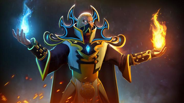 Invoker Magic Fighter Flame Dota 2 Video Game Desktop Wallpaper 