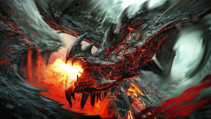 Lava Dragon Wallpapers - Top Free Lava Dragon Backgrounds - WallpaperAccess
