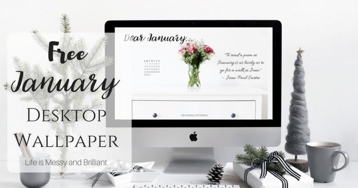 FREE HD January 2017 Desktop Wallpaper