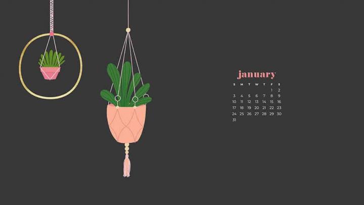 January 2021 calendar wallpapers \u2013 30 FREE designs to choose from!