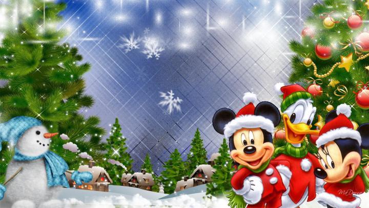 Mickey Mouse Christmas Wallpaper \u00b7\u2460 