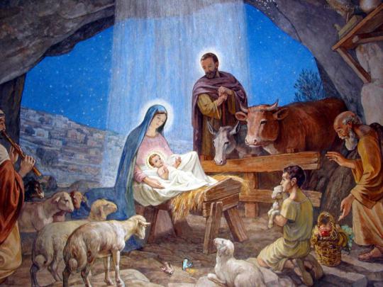 Nativity Scene Desktop Wallpapers