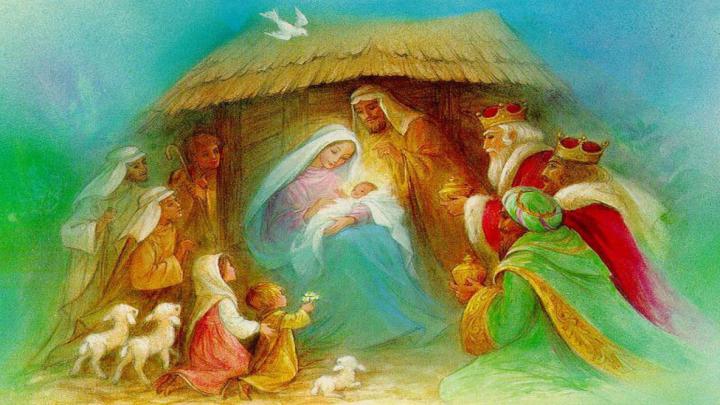 Nativity Scene Wallpaper \u00b7\u2460 