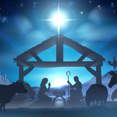 Christmas Nativity Wallpaper \u00b7\u2460 