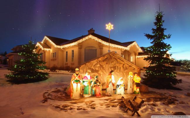 Nativity Scene Background \u00b7\u2460 