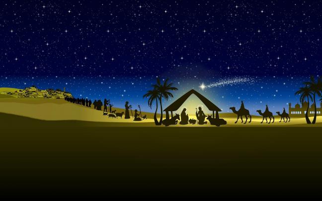 Nativity Scene Background \u00b7\u2460 
