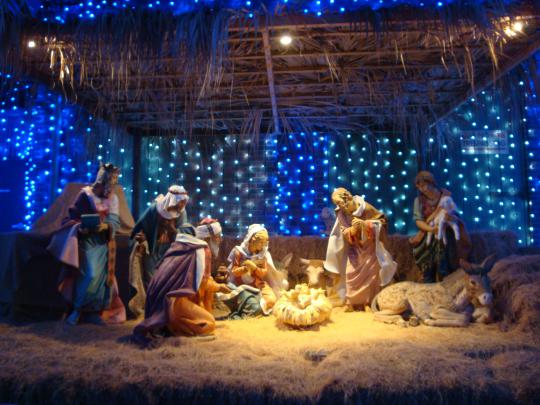 Nativity Scene Desktop Wallpaper \u00b7\u2460 