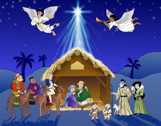 Nativity Scene Desktop Wallpapers