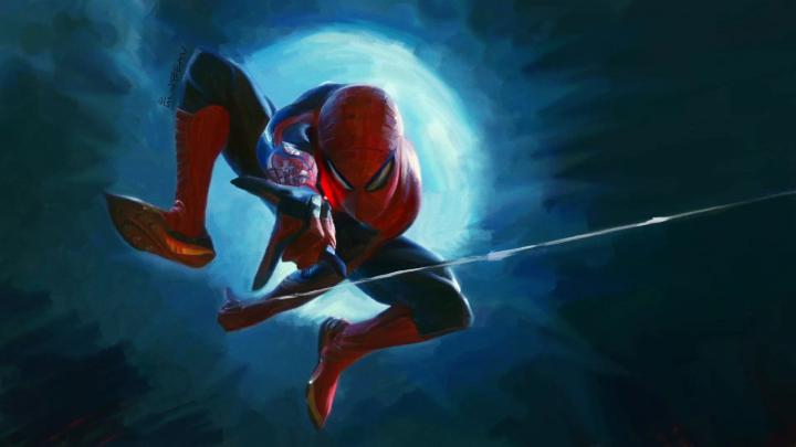 Spiderman In Moon Sky Background HD Spiderman Wallpapers | HD 