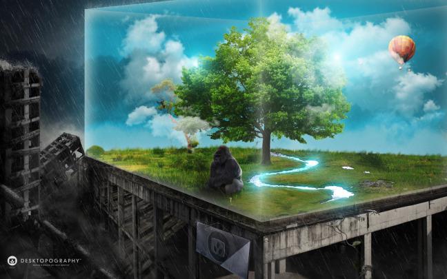 3D Desktop Wallpapers \u00b7\u2460 