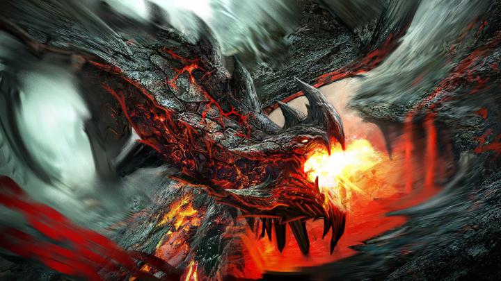 Black Lightning Dragon Wallpaper (75+ pictures)