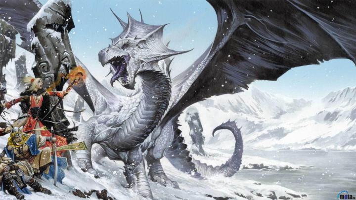 White Dragon Wallpaper -