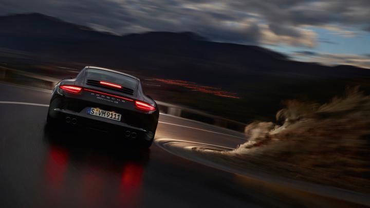 Porsche Carrera 4 Night Drive Wallpaper for Desktop 1920x1080 Full HD