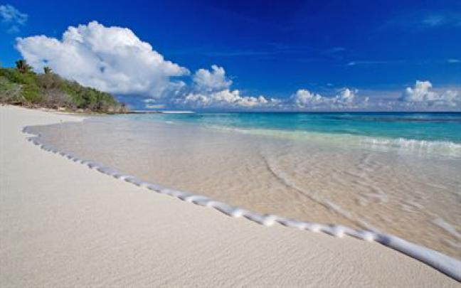 Download wallpapers white sand, beach, sea, waves, ocean, seascape 