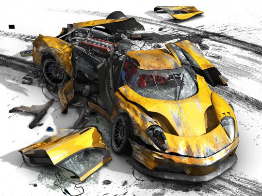 Wrecked Car | Free Desktop Wallpapers for Widescreen, HD and Mobile