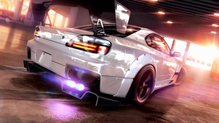 Drifting Car In Garage Free Wallpaper 4K Desktop Mobiles - Wallpaper 