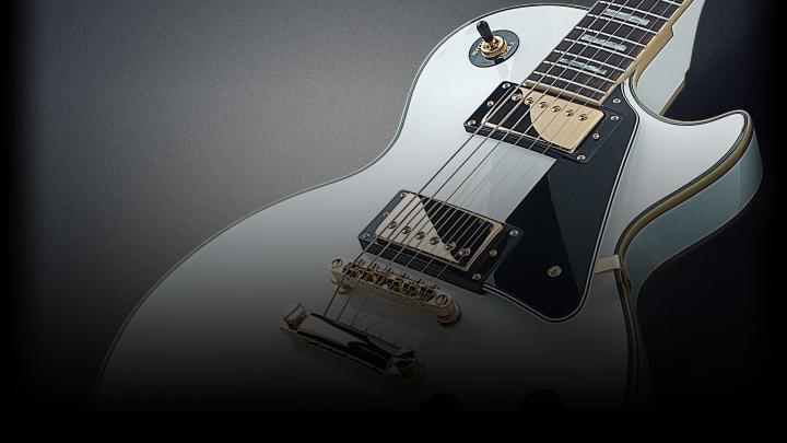 guitar, Music, White, Rocksmith, Gold, Les paul, Gibson Wallpapers HD 