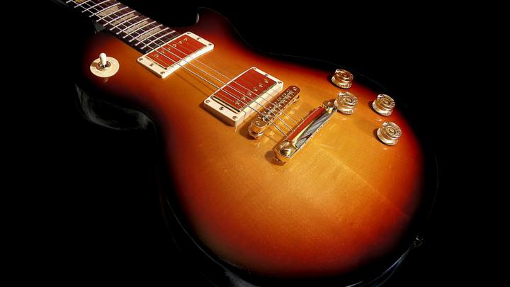 Great Guitar Sound: Guitar Wallpaper - Fireburst Vintage Gibson Les 