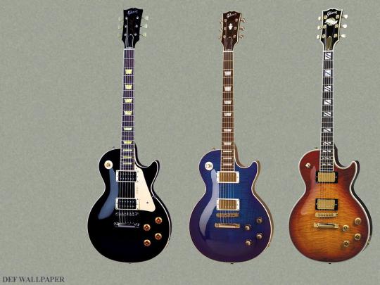Gibson Guitar Wallpaper HD -