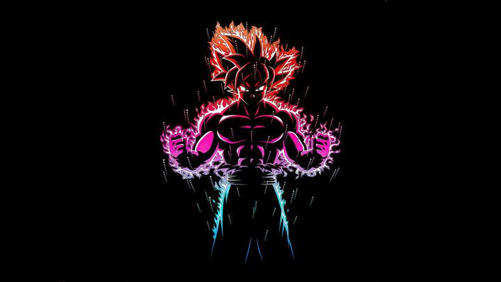 1920x1080 Dragon Ball Z Goku Ultra Instinct Fire 1080P Laptop Full HD 