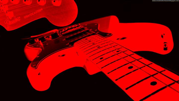 Great Guitar Sound: Guitar Wallpaper - Red And Black Fender 