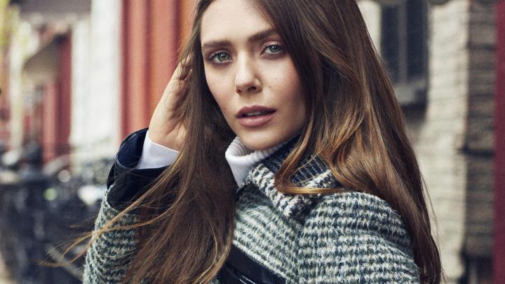Download 1920x1080 wallpaper brunette, beautiful eyes, elizabeth olsen 