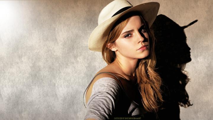 brunettes women emma watson deviantart hats 1920x1080 wallpaper High 