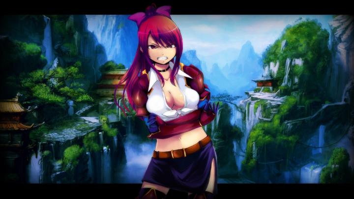 Free download 1920x1080 fairy tail scarlet erza anime girls wallpaper 