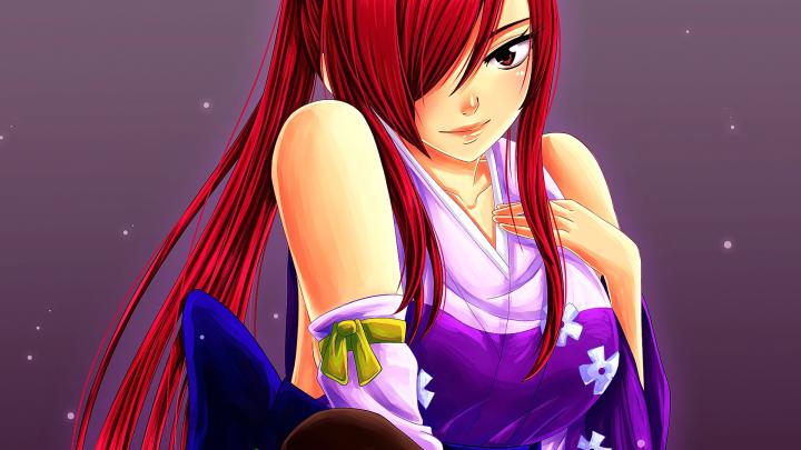 Wallpaper : cosplay, anime girls, black hair, Fairy Tail, Scarlet Erza 